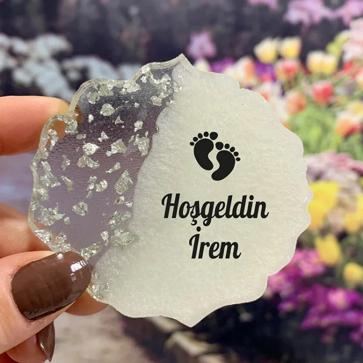 Epoksi Magnet 5026 - Hediyelik Yenidoğan Bebek Magnet - Detay Görseli 1