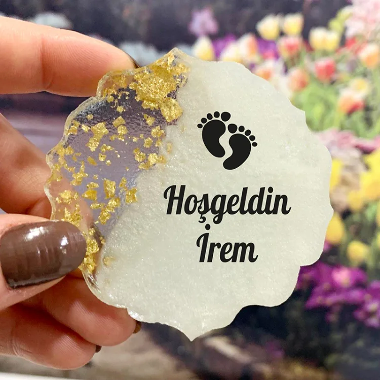 Epoksi Magnet 5026 - Hediyelik Yenidoğan Bebek Magnet