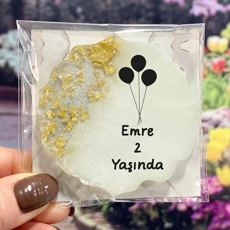 Epoksi Magnet 5027 - Hediyelik Balonlu Doğum Günü Magnet - Detay Görseli 3