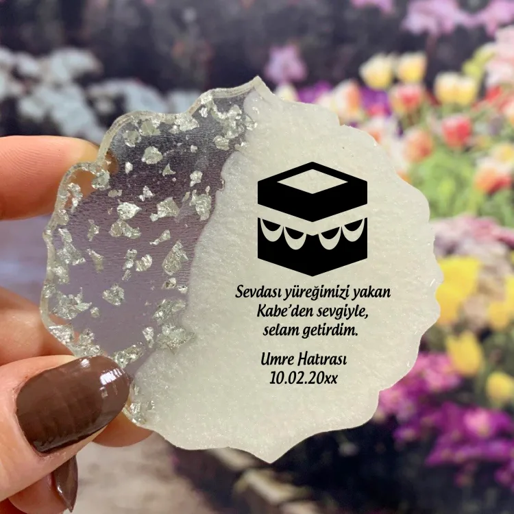 Epoksi Magnet 5028 - Hac, Umre Hatırası Hediyelik Magnet - Detay Görseli 1