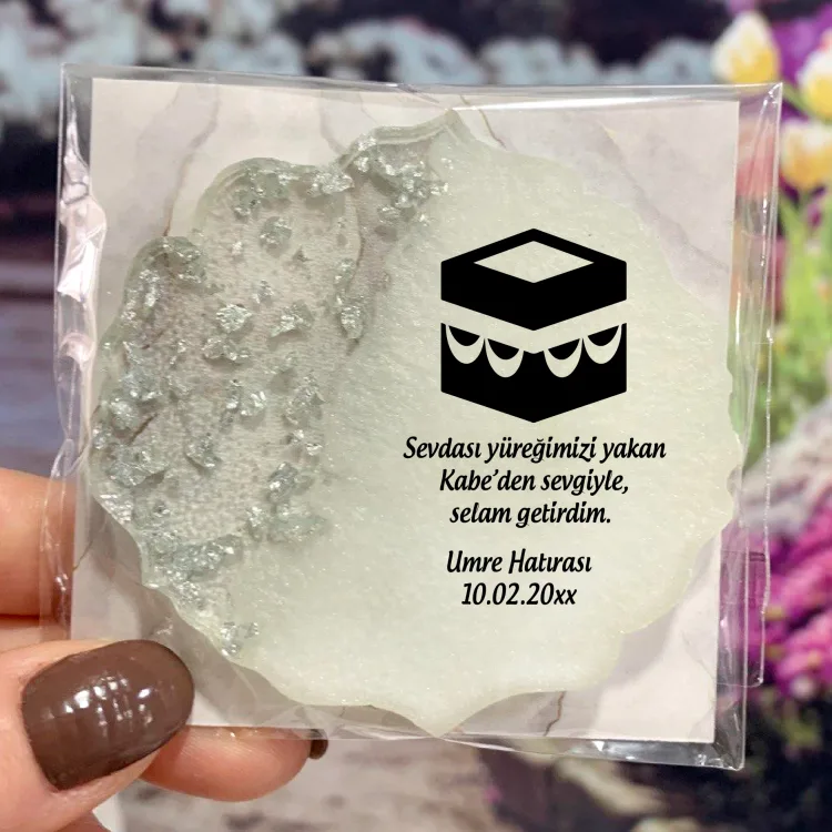 Epoksi Magnet 5028 - Hac, Umre Hatırası Hediyelik Magnet - Detay Görseli 3