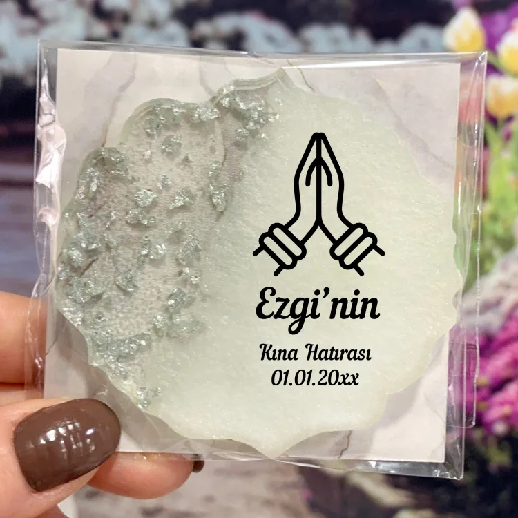 Epoksi Magnet 5029 - Kına Gecesi Hediyelik Magnet - Detay Görseli 3