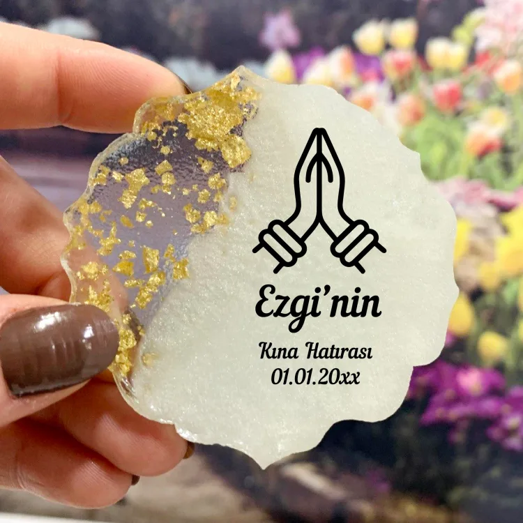 Epoksi Magnet 5029 - Kına Gecesi Hediyelik Magnet