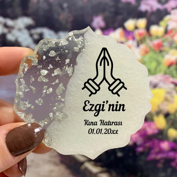 Epoksi Magnet 5029 - Kına Gecesi Hediyelik Magnet - Detay Görseli 1