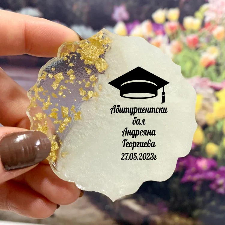 Epoksi Magnet 5030 - Mezuniyet Tasarım Hediyelik Magnet