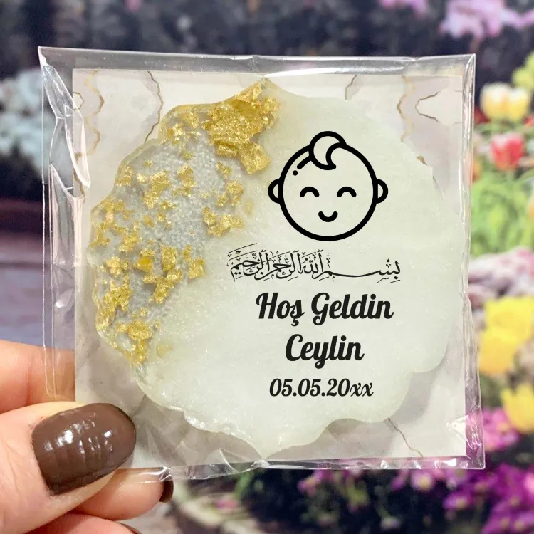 Epoksi Magnet 5032 - Yendiğan Bebek Hediyelik Magnet - Detay Görseli 2