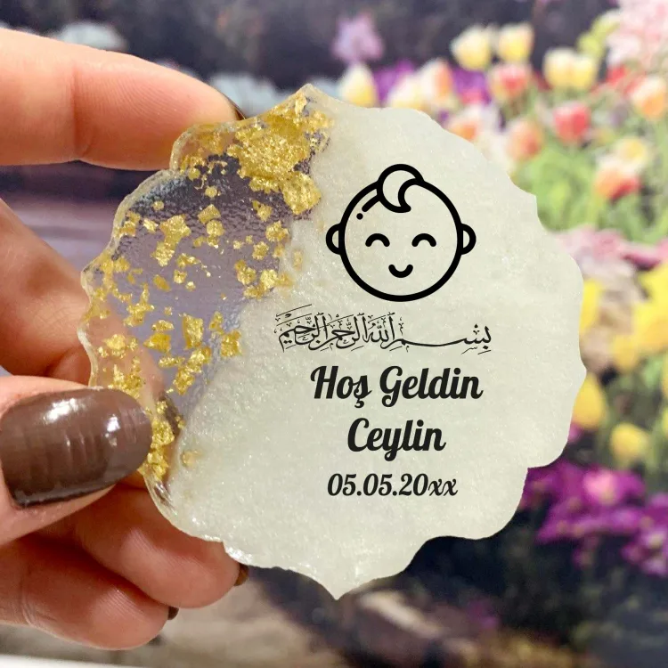 Epoksi Magnet 5032 - Yendiğan Bebek Hediyelik Magnet