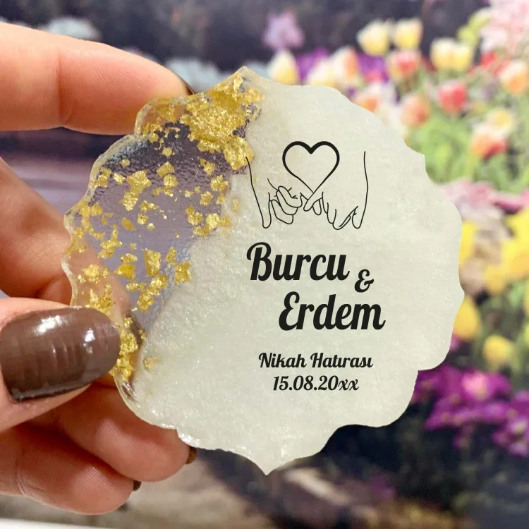 Epoksi Magnet 5033 - Söz Nişan, Düğün Hediyelik Magnet