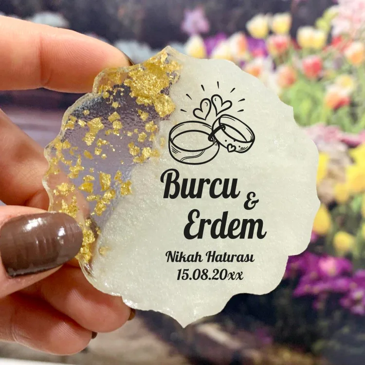 Epoksi Magnet 5034 - Hediyelik Yüzüklü Magnet