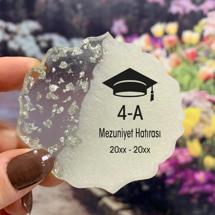 Epoksi Magnet 5037 - Mezuniyet Hatırası Hediyelik Magnet - Detay Görseli 1