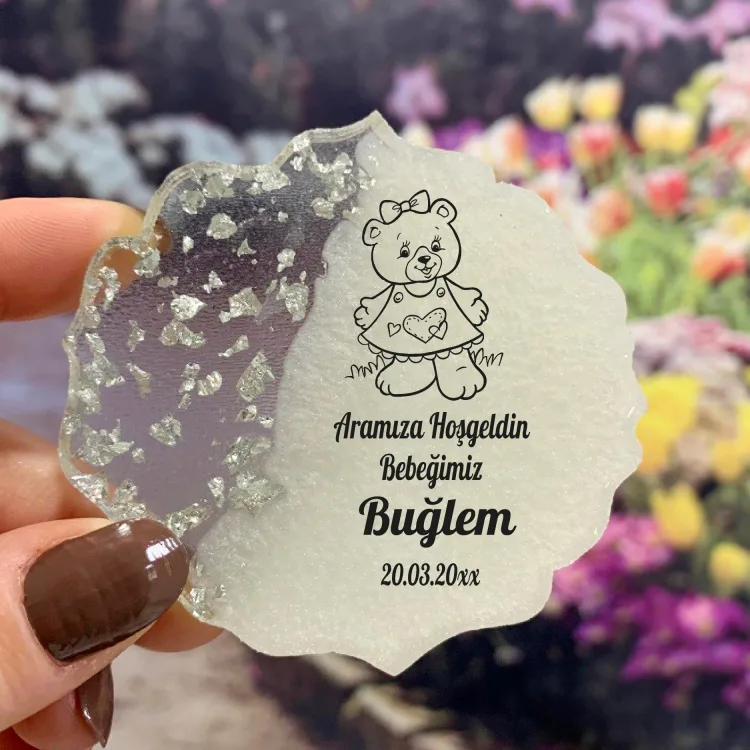 Epoksi Magnet 5038 - Hediyelik Sevimli Ayıcık Magnet - Detay Görseli 1