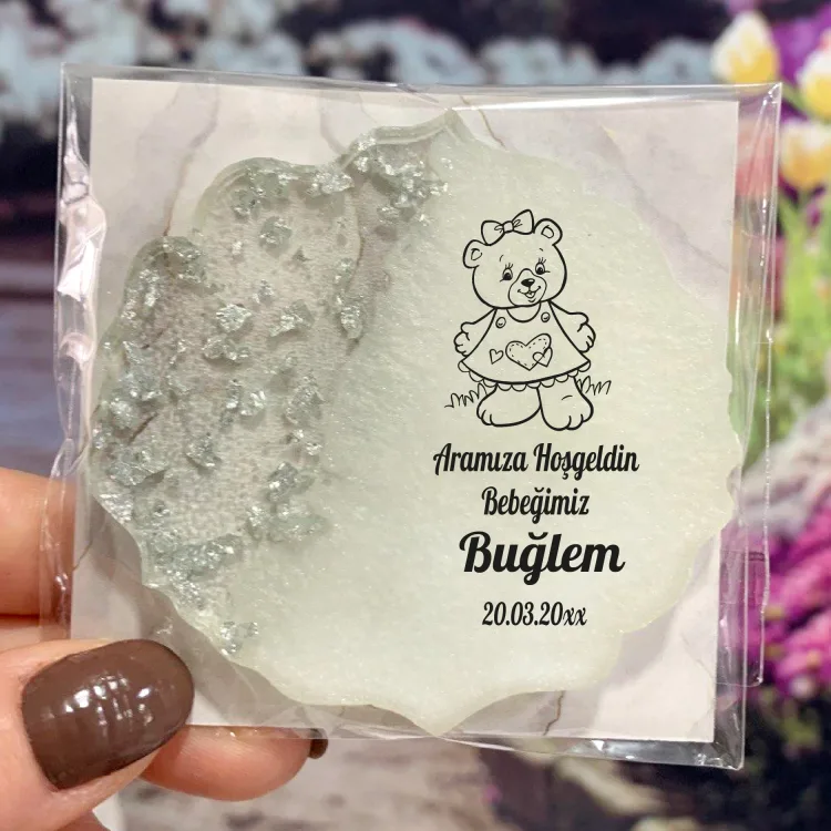 Epoksi Magnet 5038 - Hediyelik Sevimli Ayıcık Magnet - Detay Görseli 3
