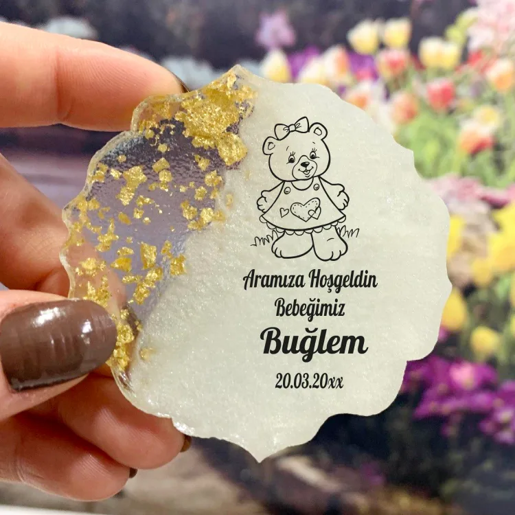 Epoksi Magnet 5038 - Hediyelik Sevimli Ayıcık Magnet