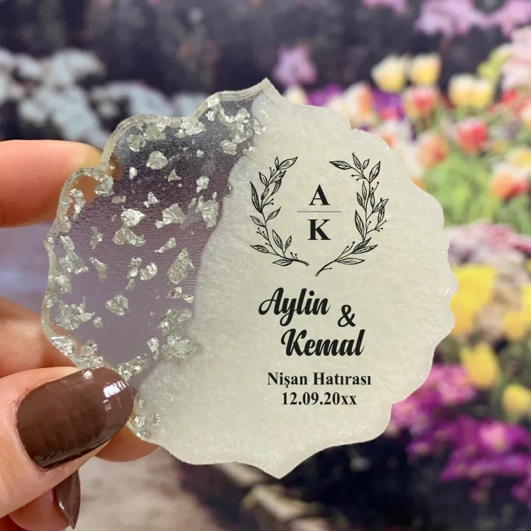 Epoksi Magnet 5039 - Söz Nişan, Düğün Hediyelik Magnet - Detay Görseli 1