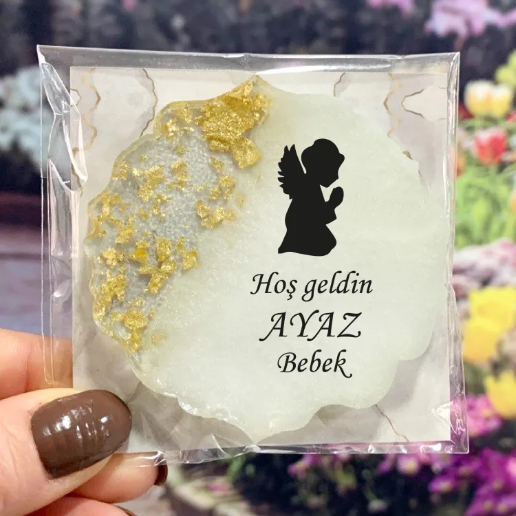 Epoksi Magnet 5041 - Hediyelik Melek Magnet - Detay Görseli 2