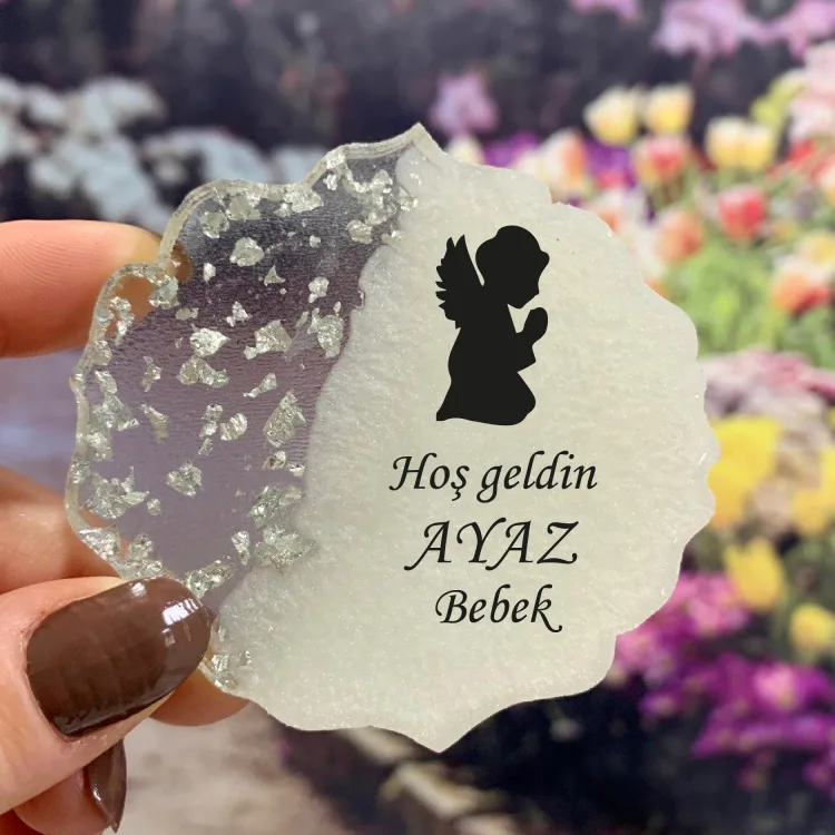 Epoksi Magnet 5041 - Hediyelik Melek Magnet - Detay Görseli 1