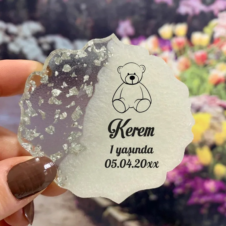 Epoksi Magnet 5043 - Hediyelik Sevimli Ayıcık Magnet - Detay Görseli 1