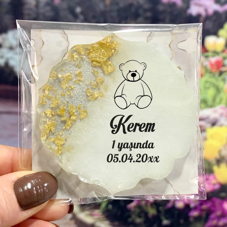 Epoksi Magnet 5043 - Hediyelik Sevimli Ayıcık Magnet - Detay Görseli 2