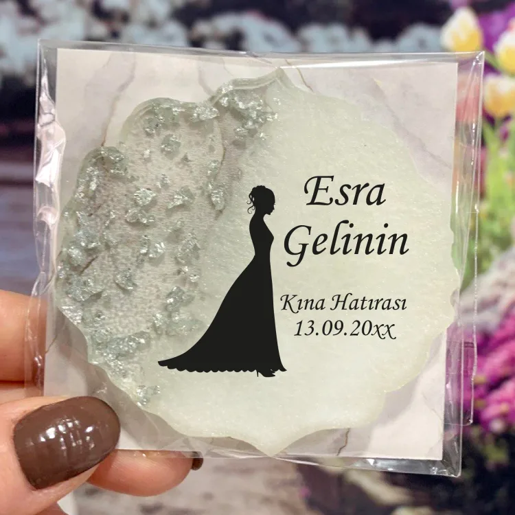 Epoksi Magnet 5045 - Hediyelik Kına Gecesi Magnet - Detay Görseli 3