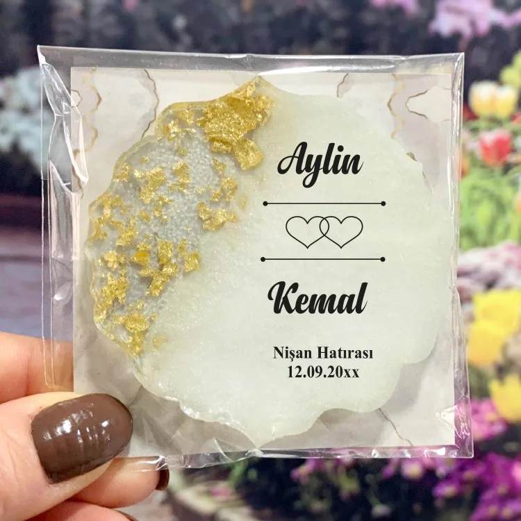 Epoksi Magnet 5046 - Söz Nişan, Düğün Hediyelik Magnet - Detay Görseli 2
