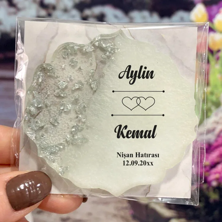 Epoksi Magnet 5046 - Söz Nişan, Düğün Hediyelik Magnet - Detay Görseli 3