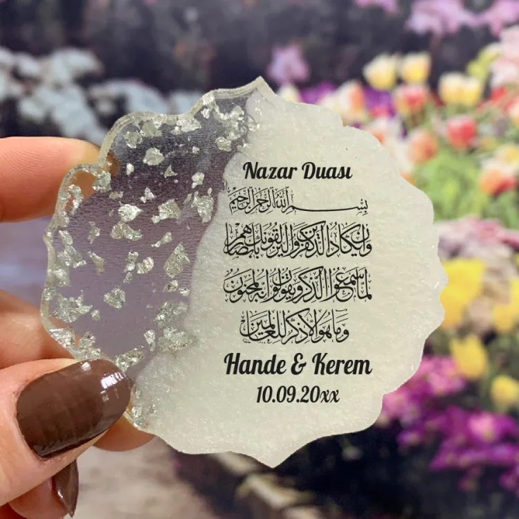 Epoksi Magnet 5048 - Hediyelik Nazar Dualı Magnet - Detay Görseli 1
