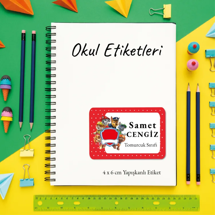 Okul Etiketi 002