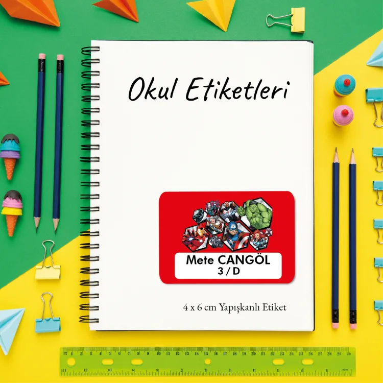 Okul Etiketi 007