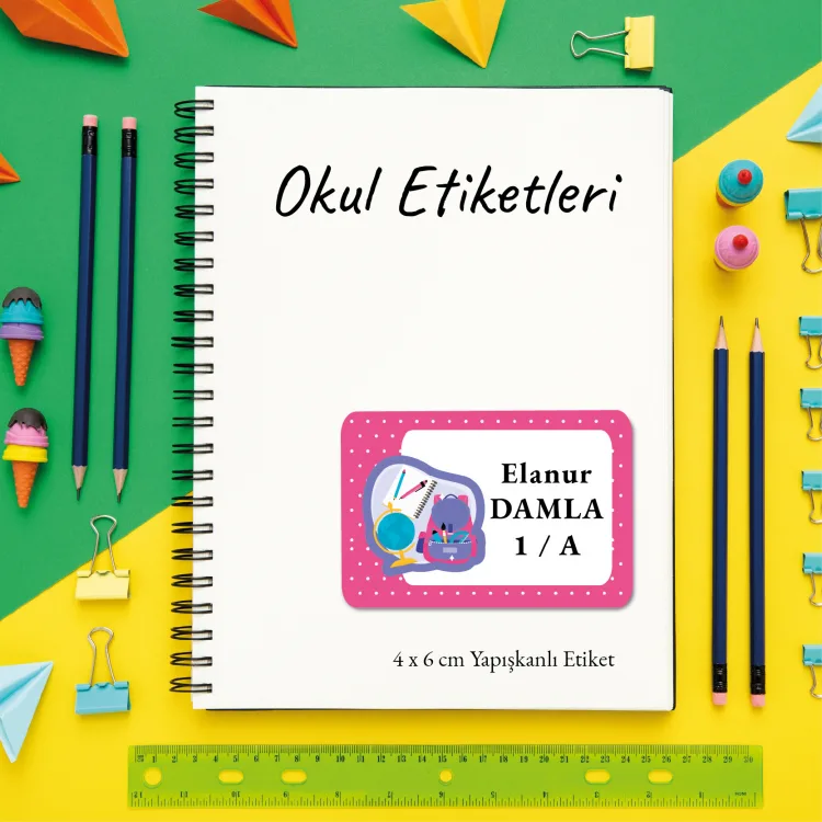 Okul Etiketi 013