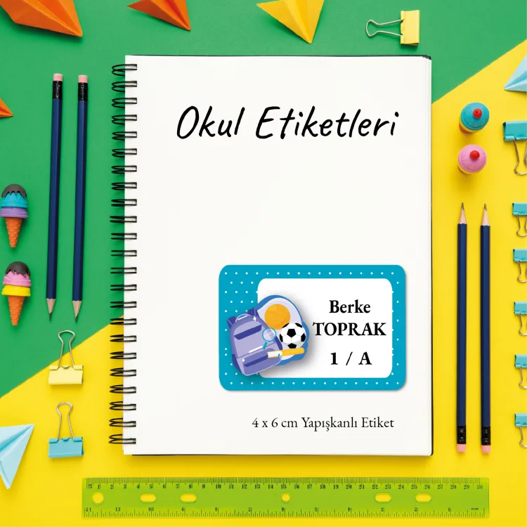 Okul Etiketi 014