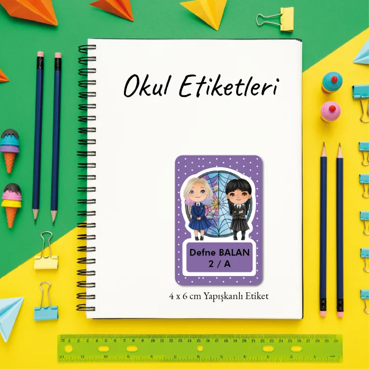 Okul Etiketi 023