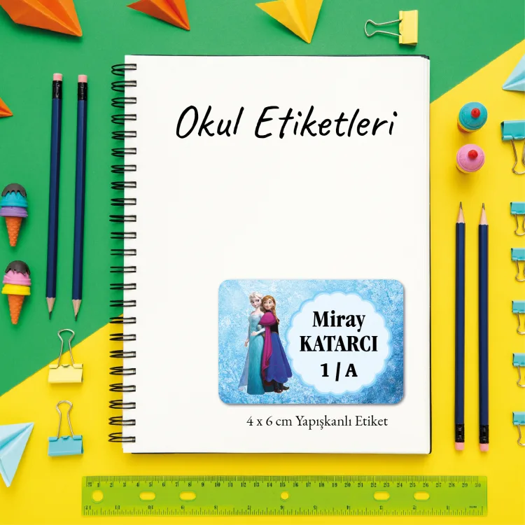 Okul Etiketi 028