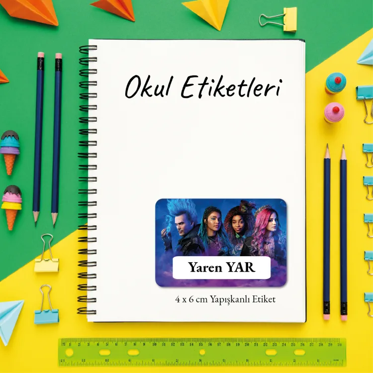 Okul Etiketi 037