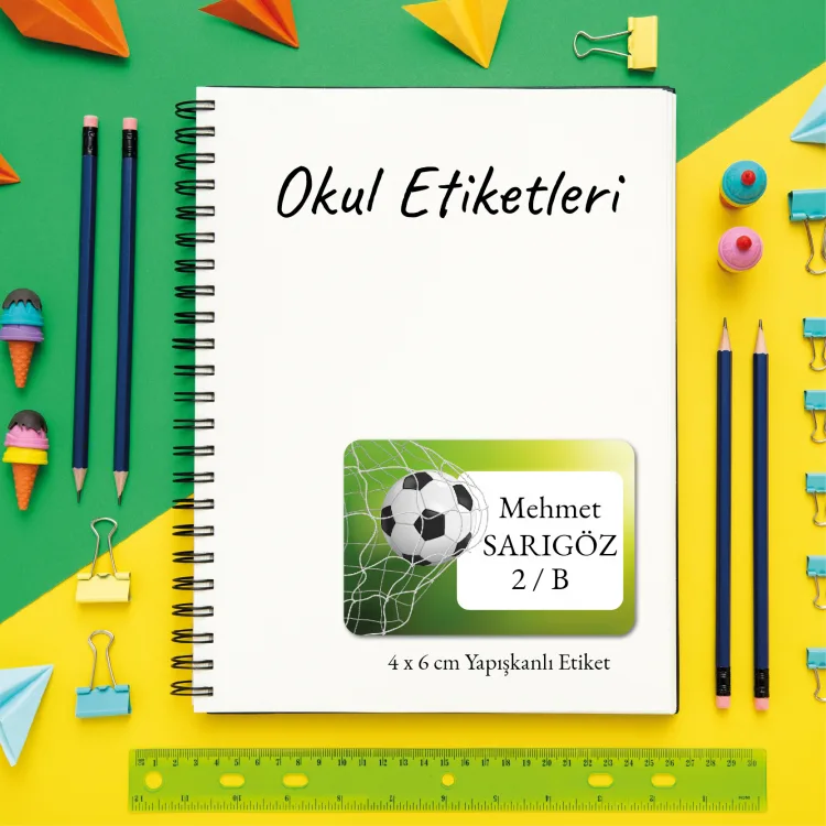 Okul Etiketi 045