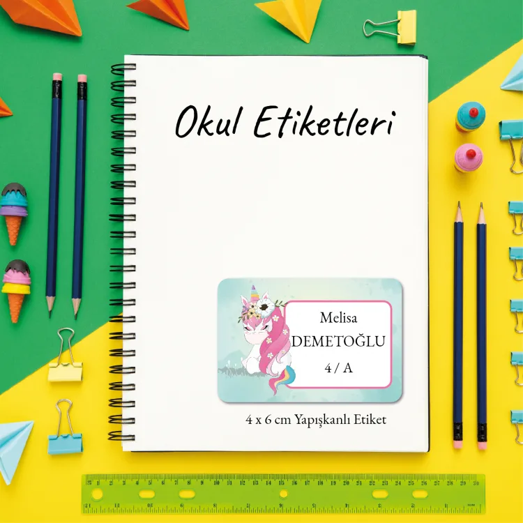 Okul Etiketi 047
