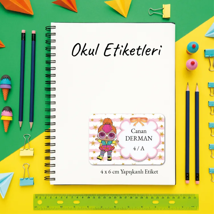 Okul Etiketi 048