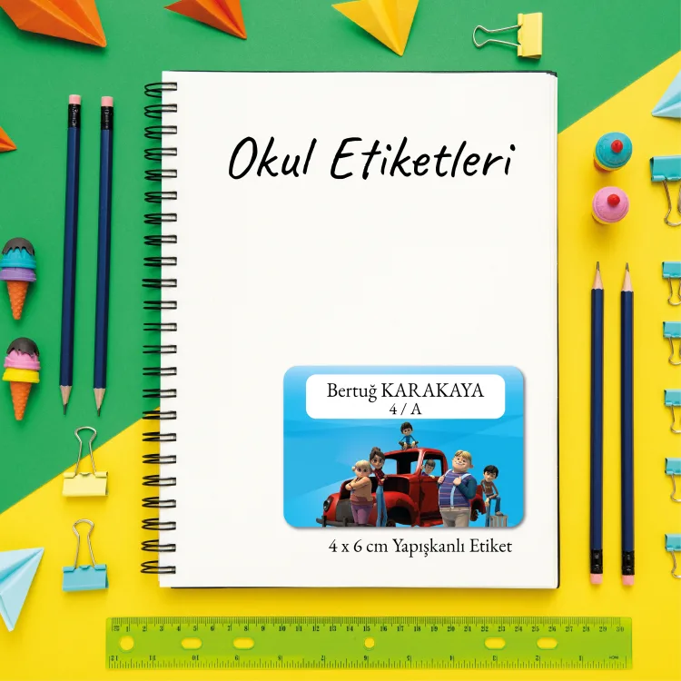 Okul Etiketi 049