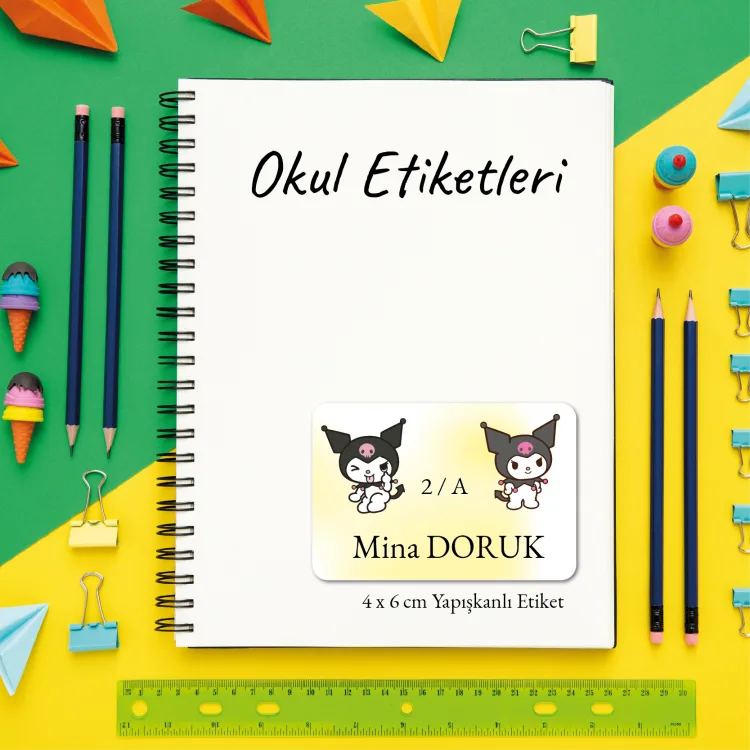 Okul Etiketi 050