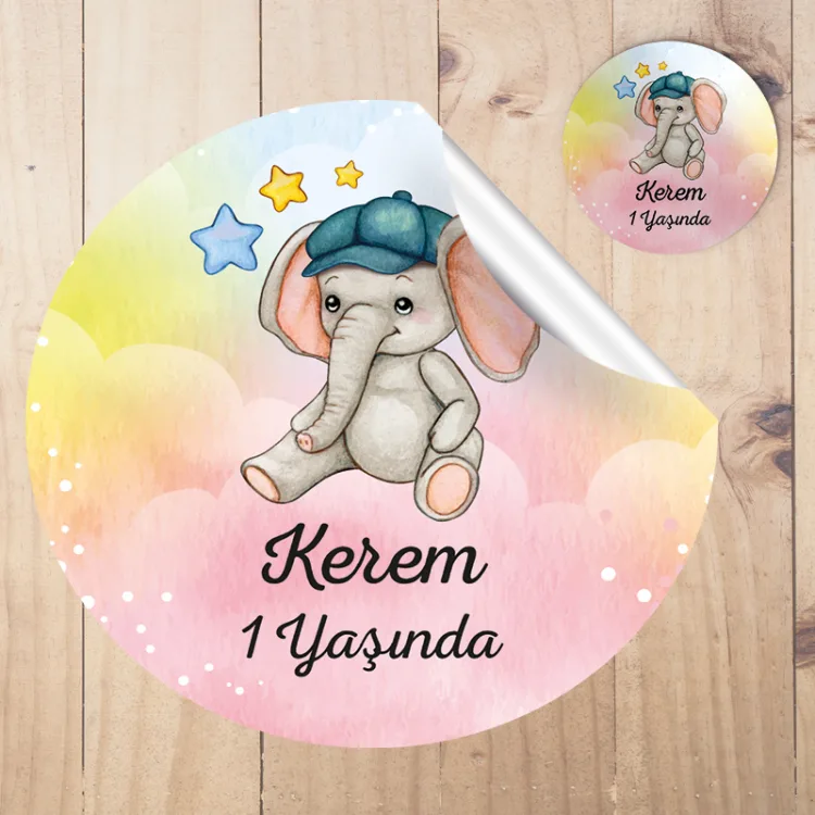 Yuvarlak Etiket 076