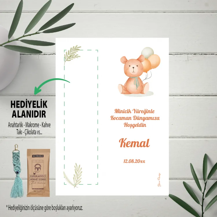 Hediyelik Kartı 0060 - Bebek Hediyelik Kartlar