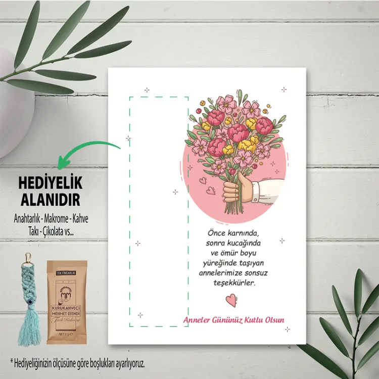 Hediyelik Kartı 0102 - Anneler Günü  Temalı Kartlar
