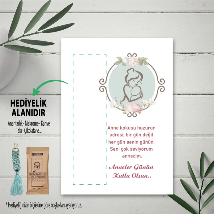 Hediyelik Kartı 0104 - Anneler Günü  Temalı Kartlar