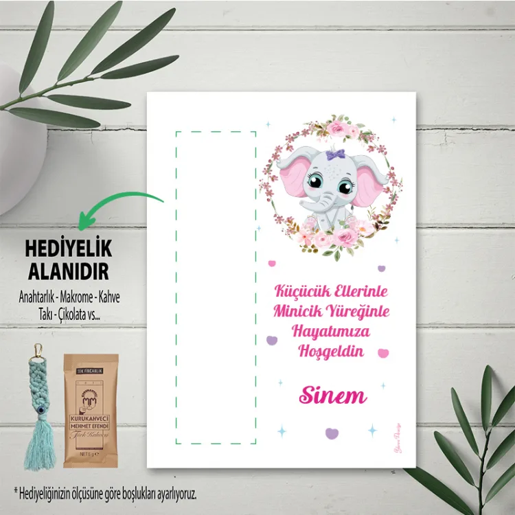 Hediyelik Kartı 0161 - Doğum Günü Anahtarlık Kartı