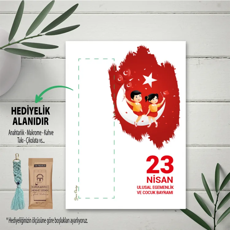 Hediyelik Kartı 0174 - 23 Nisan Çocuk Bayramı  Temalı Kartlar