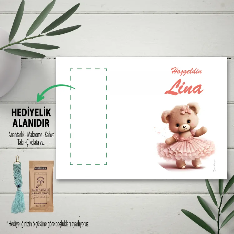Hediyelik Kartı 0179 - Sevimli Ayıcık Hediyelik Kart