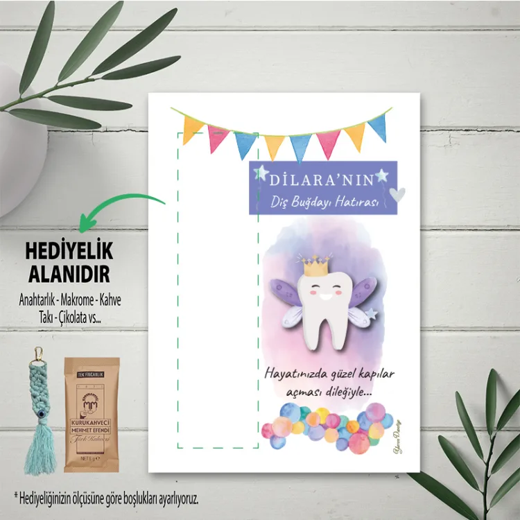 Hediyelik Kartı 0185 - Diş Buğdayı Hediye Kartı