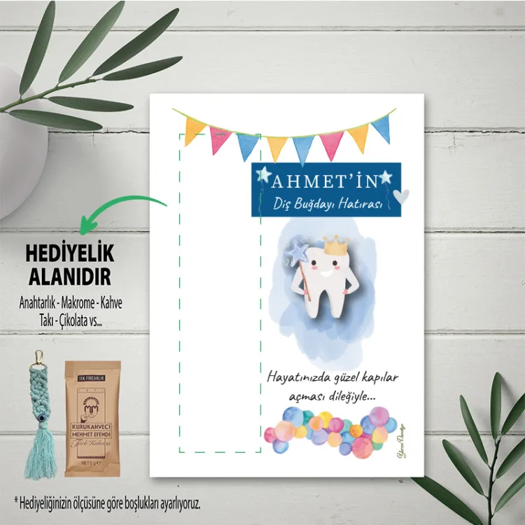 Hediyelik Kartı 0186 - Diş Buğdayı Hediye Kartı