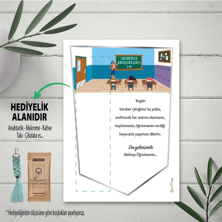 Hediyelik Kartı 0189 - Okuldaki İlk Günüm