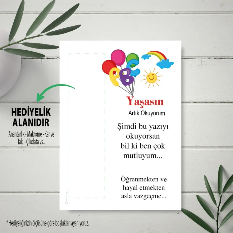 Hediyelik Kartı 0252 - Okuma Bayramı  Temalı Kartlar