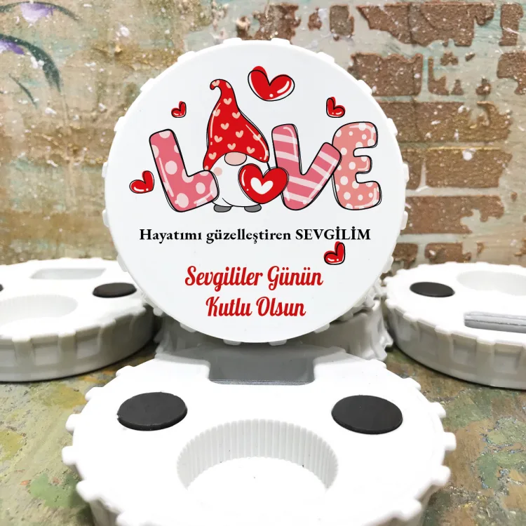 Kapak Açacaklı Magnet 14 Şubat Sevgililer Günü Hediye Set - 02 - Detay Görseli 1